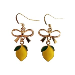 Handcrafted Lemon Earrings